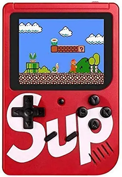 SUP Handheld Game Console,Classic Retro Video Gaming Player Colorful LCD Screen USB Rechargeable Portable Game Console with 400 in 1 Classic Old Games Best Toy Gift for Kids