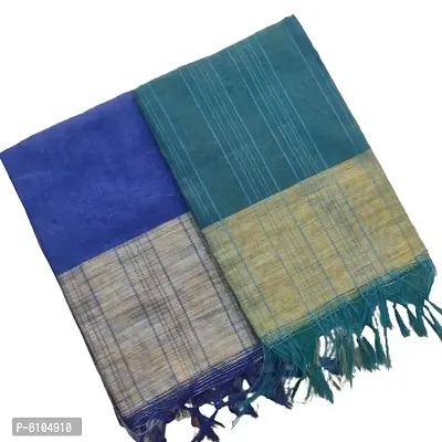 VARYAA WOMEN'S HEAVY BANARASI CHANDERI DUPATTA COMBO OF 2 PCS