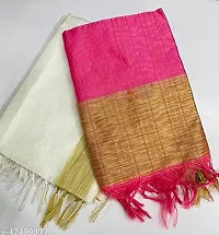 VARYAA WOMEN'S HEAVY BANARASI CHANDERI DUPATTA COMBO OF 2 PCS-thumb1