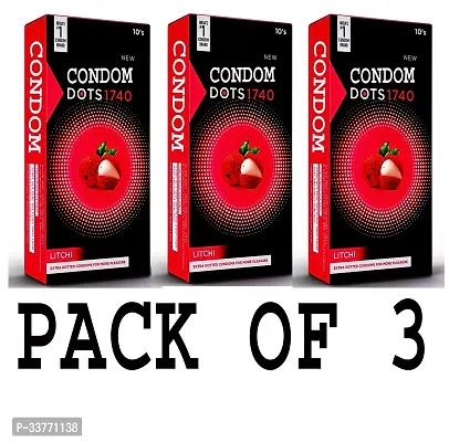 CONDOM  DOTS 1740 ELACIHI  PACK OF 3