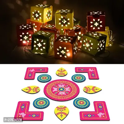 Readymade Rangoli for Diwali Home Decoration, Lights for Diwali Decoration For Home-thumb0