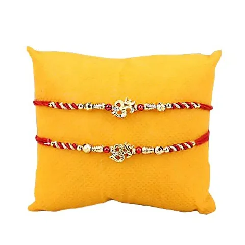 Chandrika Set of 2 Crystal Studded Rakhi for Men/Boys