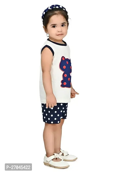 Chandrika new stylish sleveeless t-shirt Short pant for kids boys/Girls-thumb2