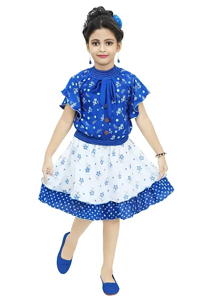 Chandrika Kids cute Skirt and Top Set for Girls