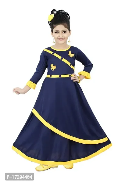 Chandrika Kids Festive Gown Dress for Girls-thumb0