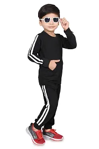 Chandrika Full Sleeve Tshirt Sweatshirt Joggers  Clothing Set for Kids Boy  Girl-thumb2