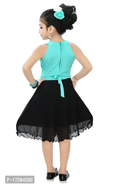 Chandrika Kids Party Midi Dress For Girls-thumb3