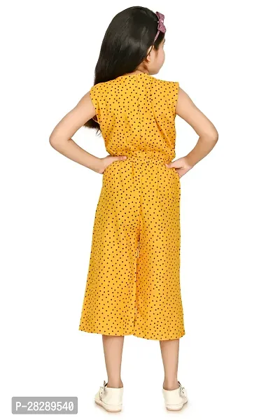 Elegant Cotton Blend Printed Jumpsuits For Girls-thumb5