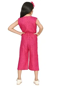 Elegant Cotton Blend Printed Jumpsuits For Girls-thumb3