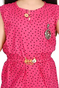 Elegant Cotton Blend Printed Jumpsuits For Girls-thumb4