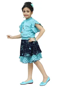 Chandrika Kids floral Skirt and Top Set for Girls-thumb1