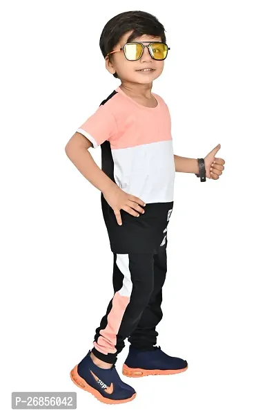 Classic Solid Clothing Set for Kids Boy-thumb2