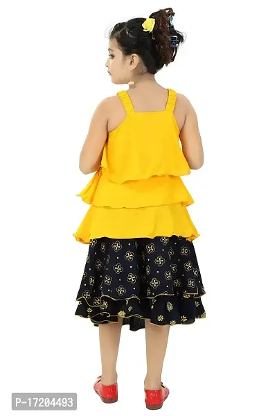 Chandrika Kids Festive Skirt and Top Set for Girls-thumb4