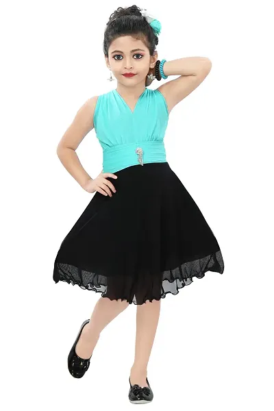 Chandrika Kids Party Midi Dress for Girls