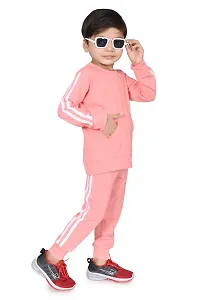 Chandrika Full Sleeve Tshirt Sweatshirt Joggers  Clothing Set for Kids Boy  Girl-thumb2