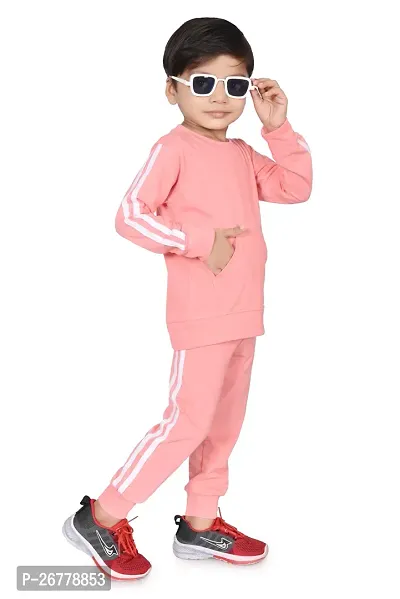 Chandrika Full Sleeve Tshirt Sweatshirt Joggers  Clothing Set for Kids Boy  Girl-thumb3