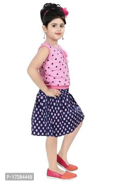 Chandrika Kids Casual Skirt and Top Set for Girls-thumb2