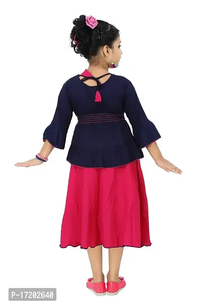 Chandrika Kids Festive Skirt and Top Set for Girls-thumb3