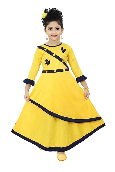 Chandrika Kids Festive Gown Dress for Girls