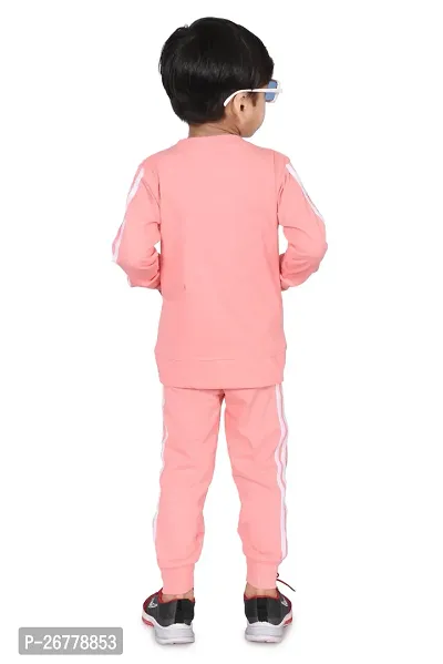 Chandrika Full Sleeve Tshirt Sweatshirt Joggers  Clothing Set for Kids Boy  Girl-thumb2