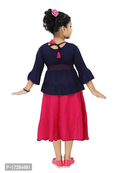 Chandrika Kid's Cotton Skirt And Top Set-thumb3