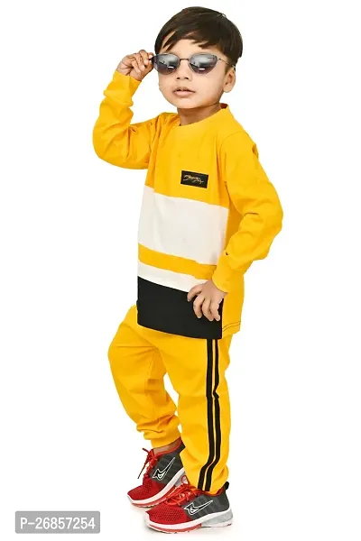 Chandrikanbsp;New Stylish kids Boysnbsp;Fullnbsp;Sleeve T-shirt  Trouser Combo set nbsp;-thumb2