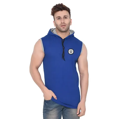 Men's Sleeveless Hooded Tees ( )_S