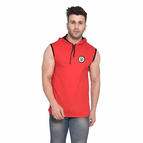 Men's Sleeveless Hooded Tees ( )_S