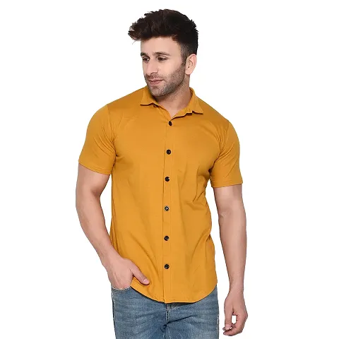 Must Have Crepe Short Sleeves Casual Shirt 