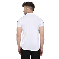 Men's Short Sleeves Spread Shirt (White)_S-thumb1