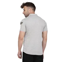 Men's Short Sleeves Spread Shirt (Silver)_S-thumb1