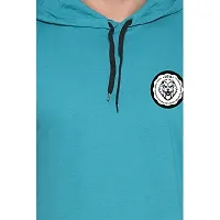 Men's Sleeveless Hooded Tees ( Turquoise )_S-thumb4