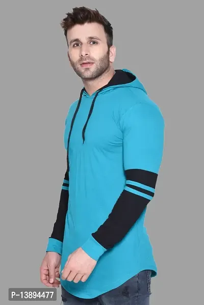 Men's Long Sleeves Hooded Tees ( Multicoloured )_S-thumb3