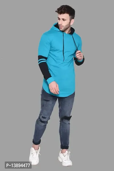 Men's Long Sleeves Hooded Tees ( Multicoloured )_S-thumb4