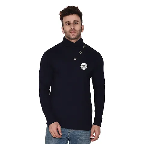 Classic Latest Men Full Sleeves High Neck Tees