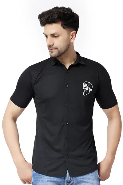 Best Selling Cotton Blend Short Sleeves Casual Shirt