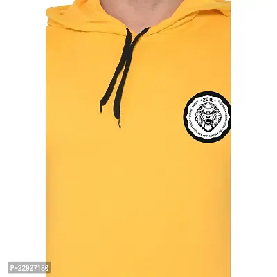 Men's Sleeveless Hooded Tees ( Yellow )_S-thumb5