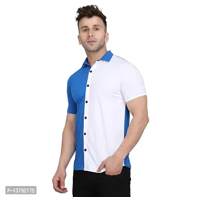 Men's Short Sleeves Spread Shirt (Multi)_S-thumb3