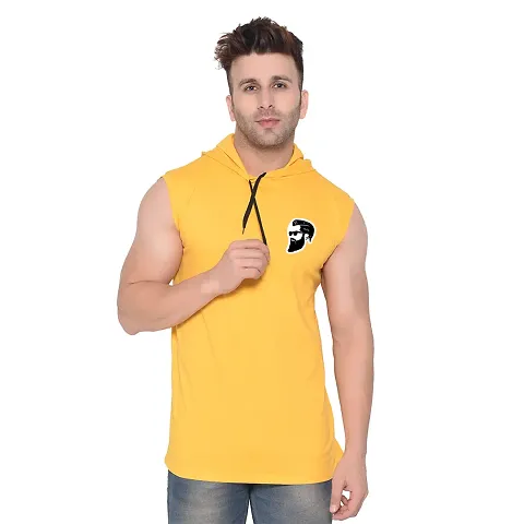 Men's Sleeveless Hooded Tees ( )_S