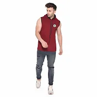 Men's Sleeveless Hooded Tees ( Multicoloured )_S-thumb3