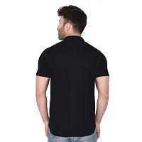 Stylish Cotton Blend Short  Sleeves Shirt For Men-thumb3