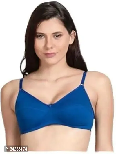 Cotton Bra for Women Full Coverage Cotton Bra for Wome Regular Bra for Women Everyday Non Padded Non Wired-thumb0