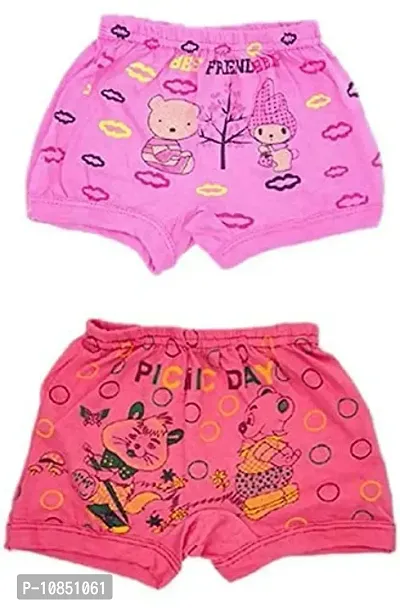 BABY4U unisex-child Cotton Bloomers (Pack of 4) (Bloomers_P_Multicolour_5 Years - 6 Years)-thumb2