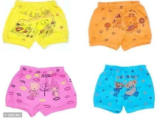 BABY4U unisex-child Cotton Bloomers (Pack of 4) (Bloomers_P_Multicolour_5 Years - 6 Years)-thumb0