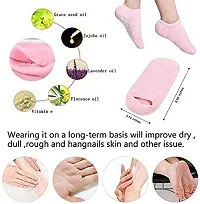 Silicon Socks Heel for Crack Spa Gel Socks for Women and Men, Feet Protector Crack Heel Repair Socks with Moisturizing Natural Oil and Vitamin E - Repair Dry Cracked Feet and Soften Skin-thumb1