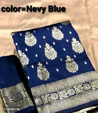 Beautiful Art Silk  Saree with Blouse piece For Women