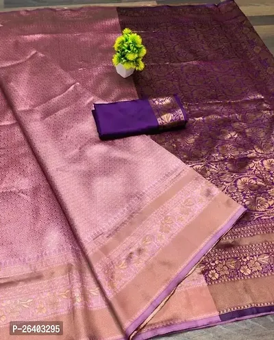 Beautiful Art Silk  Saree with Blouse piece For Women