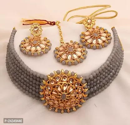 Stylish Fancy Designer Alloy Jewellery Set For Women Pack Of 1-thumb0