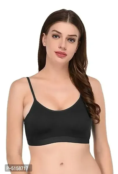 Free size comfortable stretchable non padded sports bra best fits to 28 to 34 size-thumb0