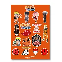 Pack of 45 Anime Stickers | Naruto Stickers | One Piece Stickers | Jujutsu Kaisen Stickers | Waterproof Vinyl Stickers for Laptop, Journal, Phone, Wall, Diary-thumb1